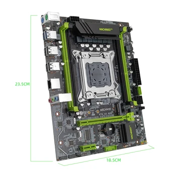 STROJNÍK X79 Doske LGA 2011 Auta S Nastavte Xeon E5 2640 V2 CPU A 4*4 GB=16GB DDR3 ECC RAM a SATA/NVME M. 2 USB 3.0 X79 282H