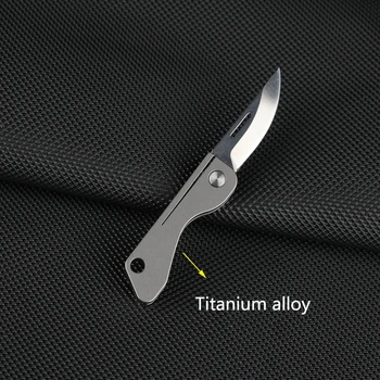 Titán mini výchovy k DEMOKRATICKÉMU občianstvu vreckový nôž kemping otvorené nôž keychain závesné vonkajšie multifunkčné prenosné nôž