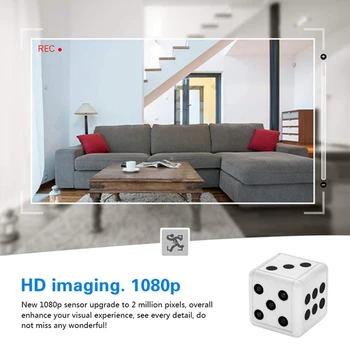 Top Ponuky Kocky Mini Kamera, 1080P Prenosných Bezdrôtových Opatrovateľka Cam S Nočného Videnia A Detekcia Pohybu, Skryté Bezpečnostné Kamery