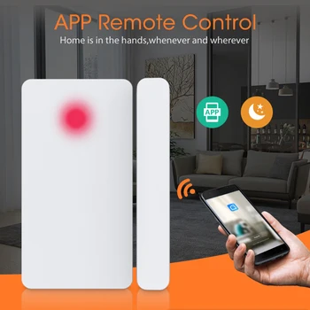 Tuya Zigbee 3.0, Wifi, Dvere, Okno, Senzor Smart Home Bezdrôtový Dvere Otvorené, Zatvorené Detektor Práce s Inteligentného Života Senzor Dverí Alarm Nové