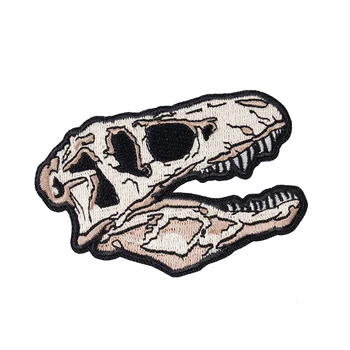 Tyrannosaurus Rex Lebky Taktické Výšivky Opráv Vojenskej Zvieratá Pre Pruhy Nálepky Appliques Pre Oblečenie Batoh Klobúk