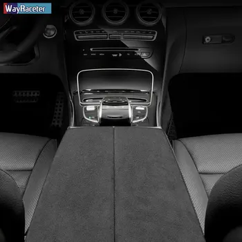 Ultrasuede Zábal Auto Opierkou Okno Panel Výbava Nálepku Krytu Na Mercedes Benz C Trieda W205 S205 C205 A205 C63 AMG C43 Príslušenstvo