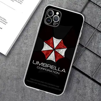 Umbrella Corporation Telefón Prípade Silikónové Mäkké pre iphone 14 13 12 11 Pro Mini XS MAX 8 7 6 X Plus XS XR Kryt