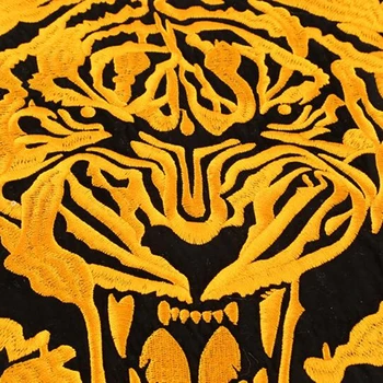 Veľké Zviera, Vyšívané Motorkárske oblečenie žehličky na Cartoon Tiger Škvrny na oblečení