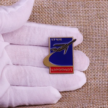 Vintage Aeroflot pin lietadla TY 134 Sovietskeho lietadla zberateľskú odznak 80. rokov ZSSR letectva brošňa pilot darček