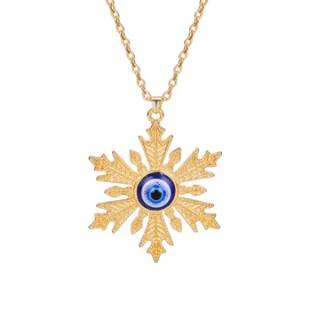 YWZIXLN Trend Elegantné Šperky Crystal Zlé Oči Náhrdelník Prívesok Zlatej Farby Unquie Ženy Módny Náhrdelník Veľkoobchod N0314