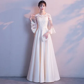 Čipky Ženy Čínske Tradičné Šaty Strany Lady Elegance Cheongsam Svadobné Šaty Vintage Bridesmaid, Qipao Večerné Šaty