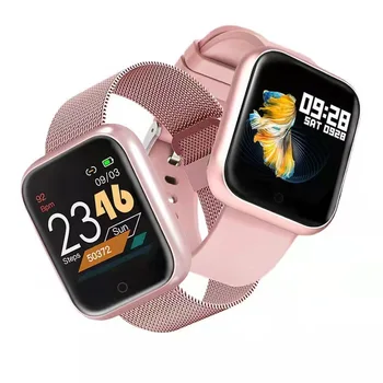 Ženy, Nepremokavé Smart Hodinky T80S/P70S Bluetooth Smartwatch Pre Apple IPhone Xiao Srdcového tepu Fitness Tracker